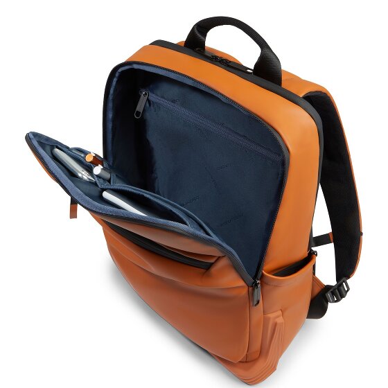 Piquadro Corner Zakelijke rugzak RFID-bescherming 43 cm Laptop compartiment