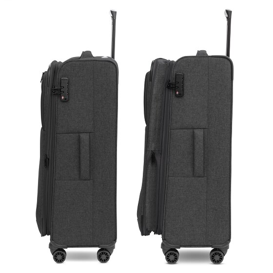 Redolz Essentials 12 LARGE 4 wielen Trolley 79 cm met uitbreidingsplooi