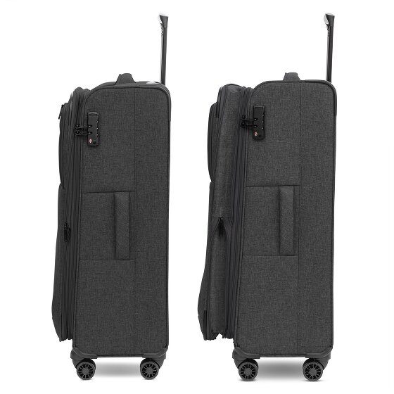 Redolz Essentials 12 LARGE 4 wielen Trolley 79 cm met uitbreidingsplooi