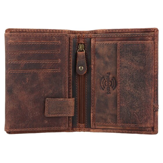 Greenland Nature Klassieke portefeuille RFID leer 9 cm