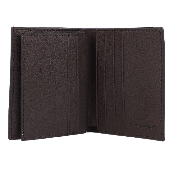 Piquadro Black Square Kredietkaart etui RFID-bescherming Leer 9 cm