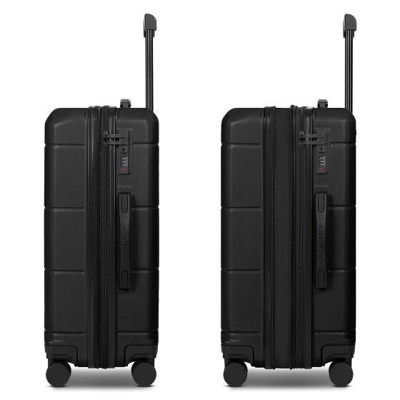 Police 4 wielen Trolley 64 cm met uitbreidingsplooi