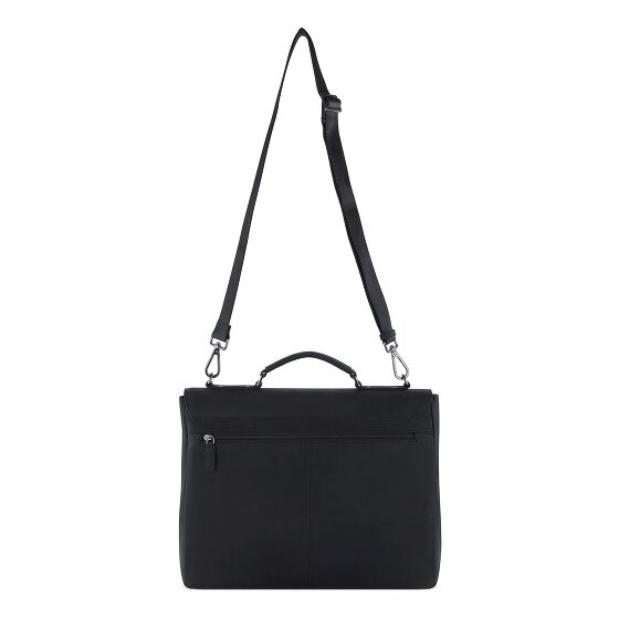 bugatti Luca Aktetas Messenger Leer 39 cm Laptop compartiment