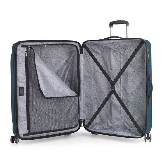 Gabol Ocean 4 wielen Trolley L 76.5 cm met uitbreidingsplooi