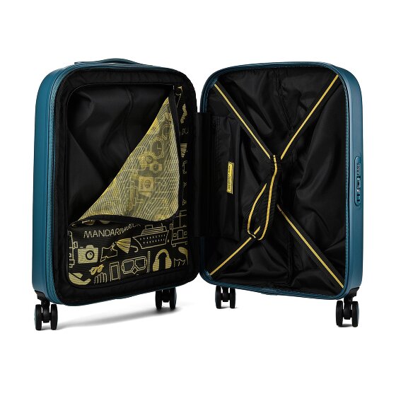 Mandarina Duck Logoduck + 4 wielen Cabinewagen S 55 cm