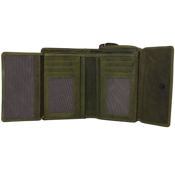 Jack Kinsky Risör Portemonnee RFID-bescherming Leer 14 cm