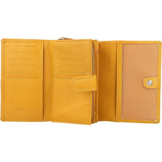 Mika Leren portemonnee 15 cm