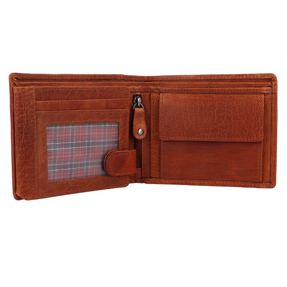 Greenburry House of Norway Portemonnee RFID-bescherming Leer 13 cm
