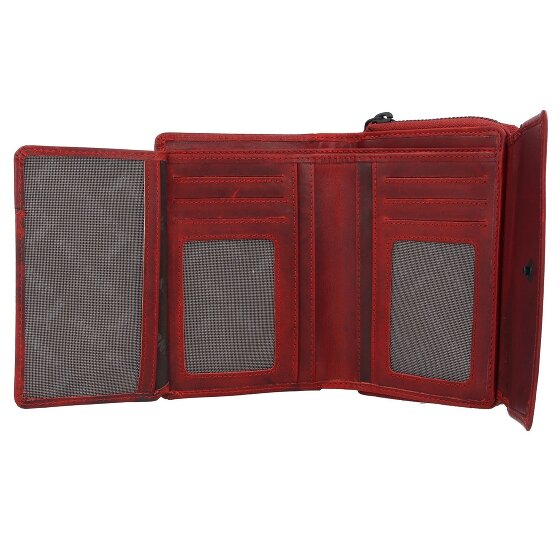 Jack Kinsky Risör Portemonnee RFID-bescherming Leer 14 cm