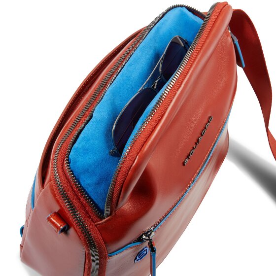 Piquadro Blue Square Schoudertas Leer 27 cm