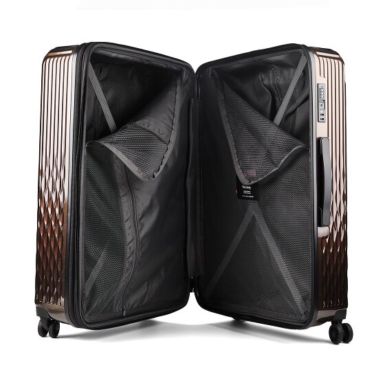 Pack Easy Flow 4 wielen Trolley L 75 cm met uitbreidingsplooi