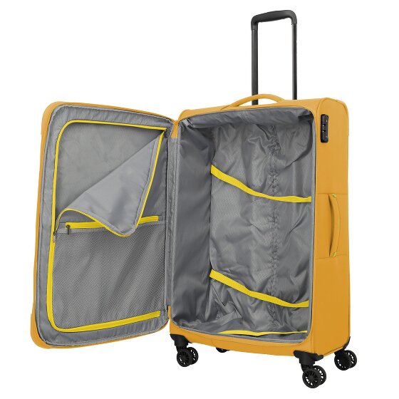 Travelite Umbria 4 wielen Trolley L 77 cm met uitbreidingsplooi