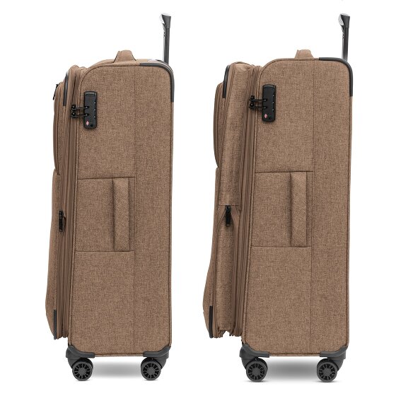 Redolz Essentials 12 LARGE 4 wielen Trolley 79 cm met uitbreidingsplooi