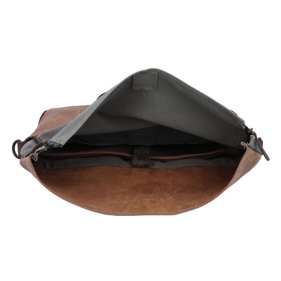 Harold's Twister aktetas Leer 40 cm Laptopcompartiment