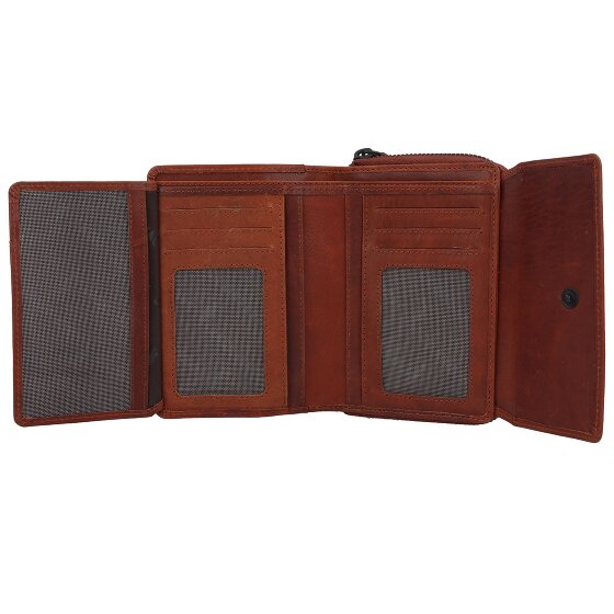 Jack Kinsky Risör Portemonnee RFID-bescherming Leer 14 cm