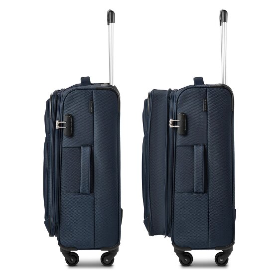 Wenger Beaumont 4 wielen Trolley M 67 cm met uitbreidingsplooi