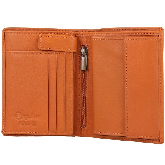 Esquire Peru Portemonnee RFID Leer 9,5 cm