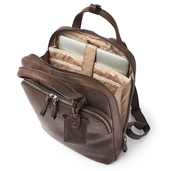 Castelijn & Beerens Carisma Rugzak RFID Leer 40 cm Laptopvak