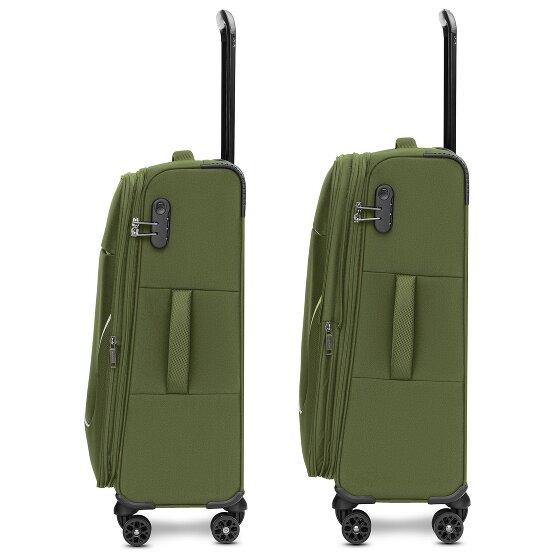 Stratic taska 4-wiel trolley M 65 cm met uitvouwbare plooi