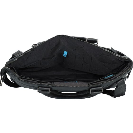 Piquadro Modus Aktentas Leder 42 cm Laptopvak met uitbreidingsplooi