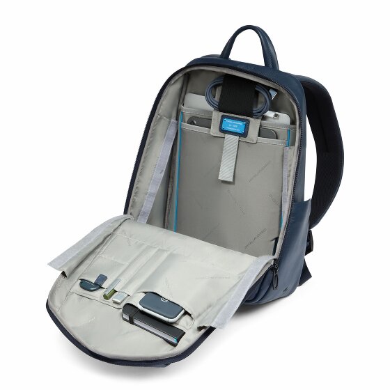 Piquadro Russel Dagrugzak Leer 39 cm Laptop compartiment