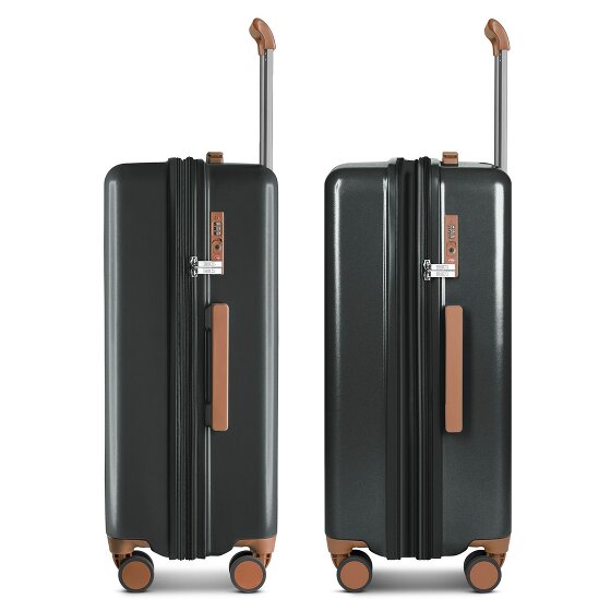 Bric's Ferrara 4 wielen Trolley M 67 cm met uitbreidingsplooi
