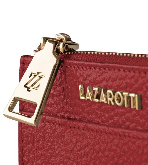 Lazarotti Bologna Leren sleutelhanger Kaarthouder leer 11,5 cm met air tag compartiment