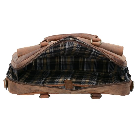 Harold's Antic Collectie Aktetas Leder 40cm Laptopcompartiment