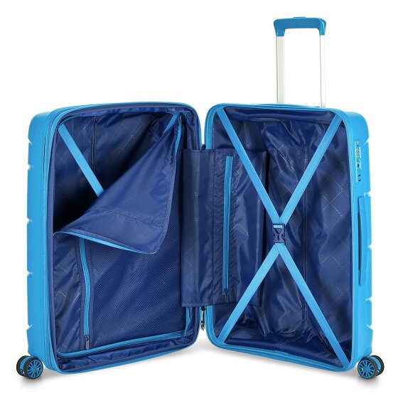 MODO by Roncato Starlight 3.0 4 wielen Trolley 66 cm met uitbreidingsplooi