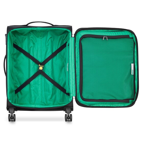 Delsey Paris x United Colors of Benetton Colour Bock 4-wiel trolley 67 cm met rekbare vouw