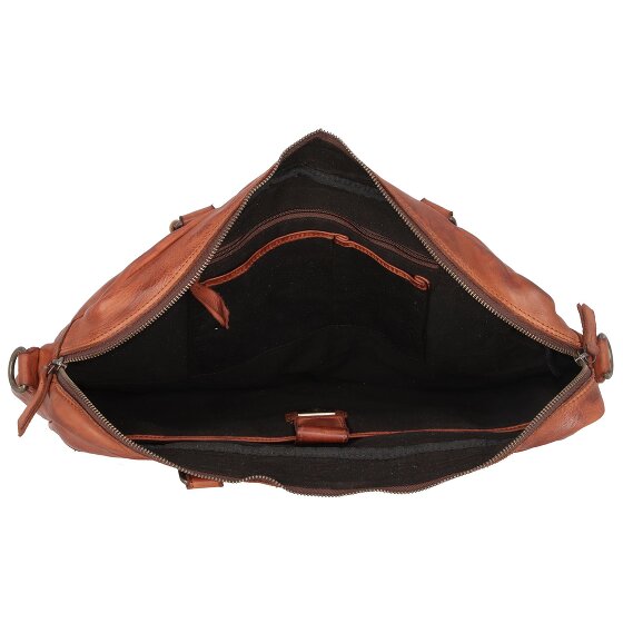 Harbour 2nd Koele aktetas Aris leer 40 cm laptop compartiment