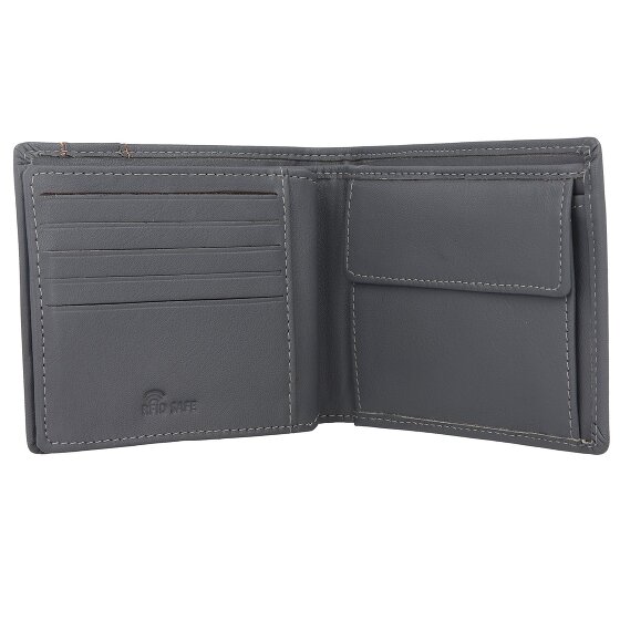 mano Don Leonardo RFID Leren Portemonnee 11,5 cm