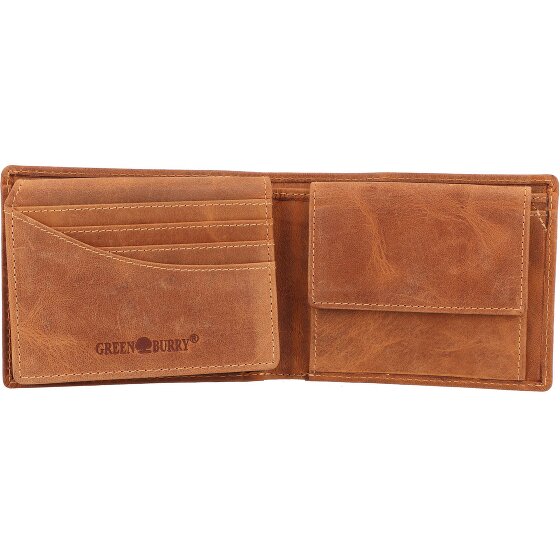 Greenburry Vintage Portemonnee Leer 12 cm