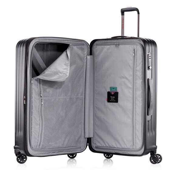 Pack Easy Genius 4 wielen Trolley L 76 cm met uitbreidingsplooi