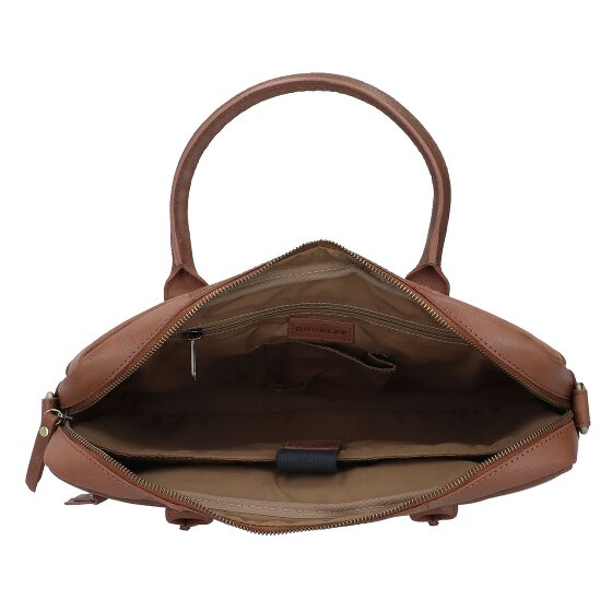 Burkely Vintage Jack Aktetas Leer 37 cm Laptopcompartiment