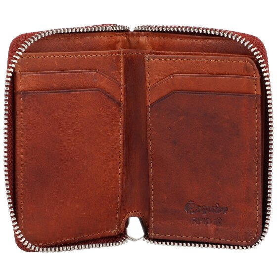 Esquire Oslo Dallas Portemonnee RFID Leer 8 cm