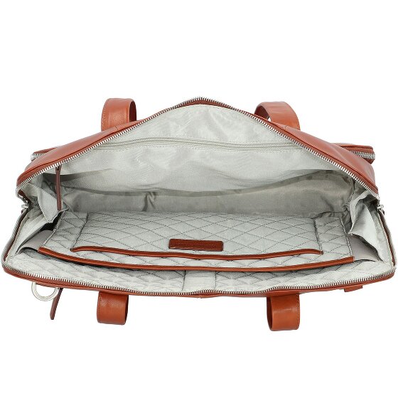 Leonhard Heyden Cambridge Schoudertas Leer 41 cm Laptopcompartiment