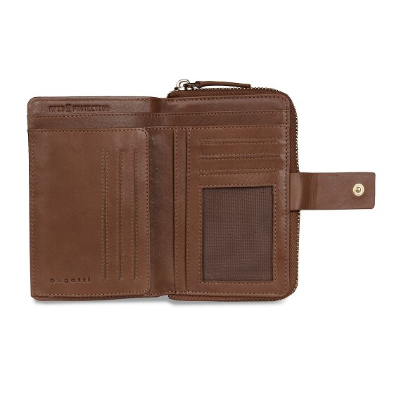 bugatti Noemi Portemonnee RFID-bescherming Leer 14 cm