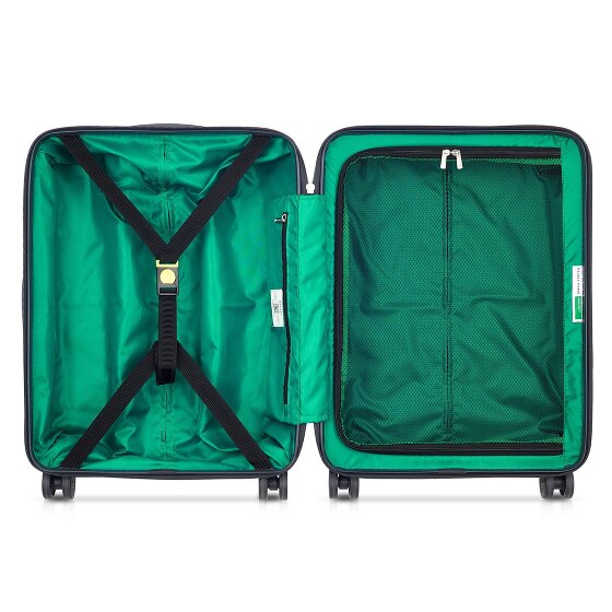 Delsey Paris x United Colors of Benetton Fabrica 4-wiel kofferset 3-delig.