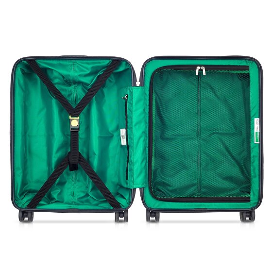 Delsey Paris x United Colors of Benetton Fabrica 4-wiel kofferset 3-delig.
