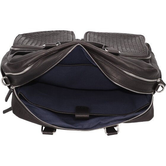 bugatti Geweven aktetas Leer 48 cm