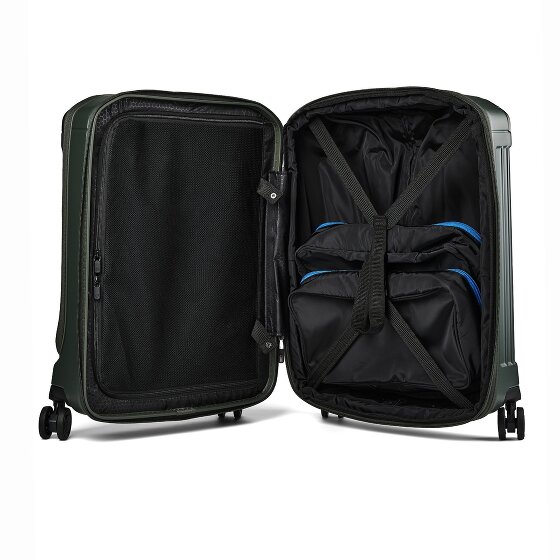 Piquadro PQ-Light 4 wielen Cabinewagen S 56 cm Laptopvak met uitbreidingsplooi
