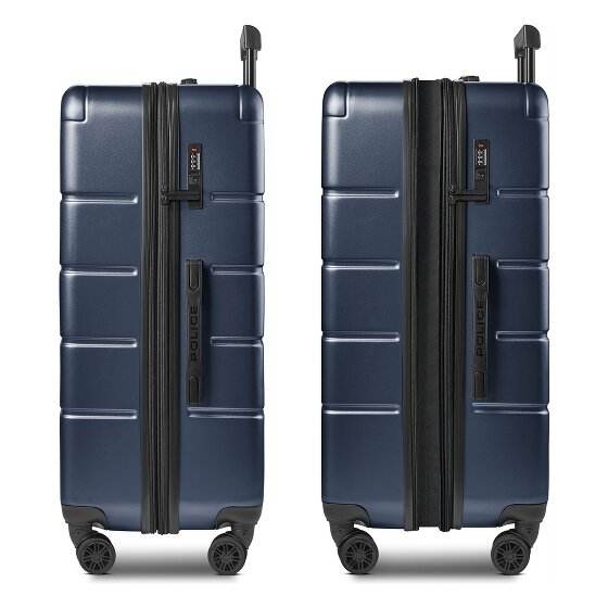 Police Dublin 4 wielen Trolley L 75 cm met uitbreidingsplooi