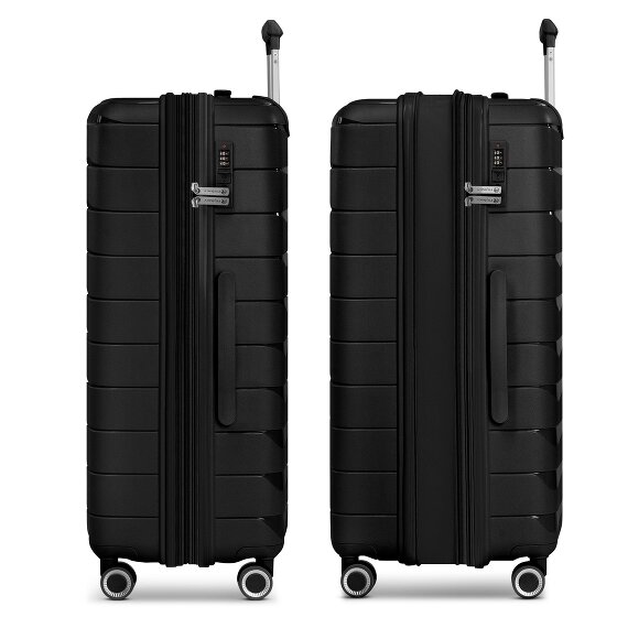 Franky London 4 wielen Trolley L 74 cm met uitbreidingsplooi