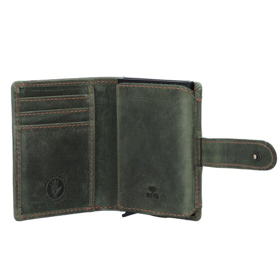Greenburry Vintage Originele Portemonnee RFID Leer 8 cm