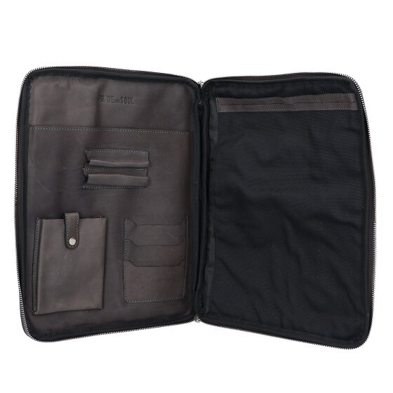 Pride and Soul Terra Schrijfmap Leer 34 cm