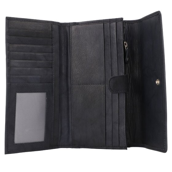 Greenburry Basic Portemonnee RFID-bescherming Leder 19 cm