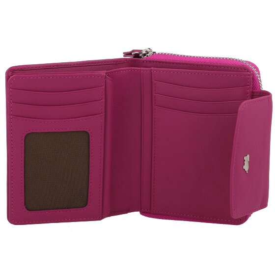 Braun Büffel Joy Portemonnee RFID-bescherming Leer 12 cm