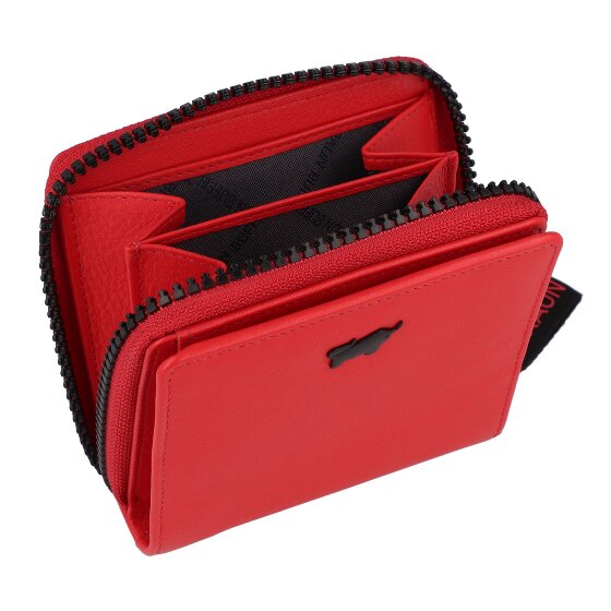 Braun Büffel Capri Portemonnee RFID-bescherming Leer 11 cm