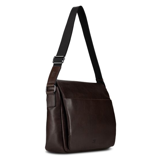 Jost London Messenger Leder 34 cm Laptopvak